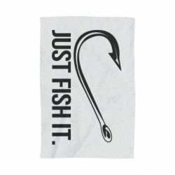Полотенце с принтом Just Fish It - PrintSalon