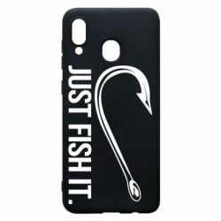 Чехол для Samsung A20 Just Fish It - PrintSalon