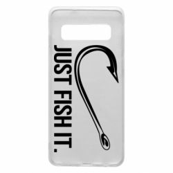 Чехол для Samsung S10 Just Fish It - PrintSalon
