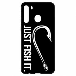 Чехол для Samsung A21 Just Fish It - PrintSalon