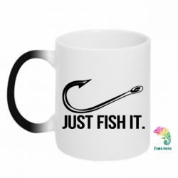 Чашка-хамелеон Just Fish It - PrintSalon
