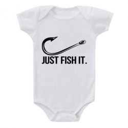 Детский бодик Just Fish It - PrintSalon