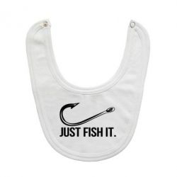 Слюнявчик  Just Fish It - PrintSalon
