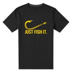 Мужская футболка премиум Just Fish It