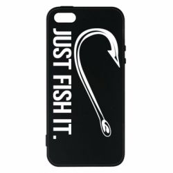 Чехол для iPhone5/5S/SE Just Fish It - PrintSalon