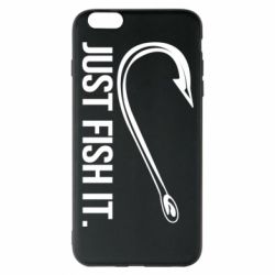 Чехол для iPhone 6 Plus/6S Plus Just Fish It - PrintSalon