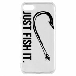 Чехол для iPhone 8 Just Fish It - PrintSalon
