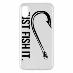 Чехол для iPhone X/Xs Just Fish It