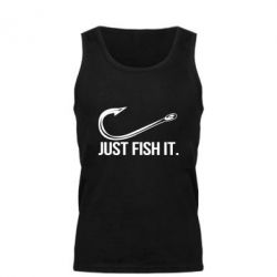 Мужская майка Just Fish It - PrintSalon