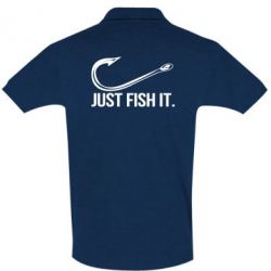 Мужское поло Just Fish It - PrintSalon