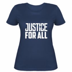 Женская футболка Justice for all - PrintSalon