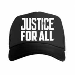 Кепка-тракер Justice for all - PrintSalon