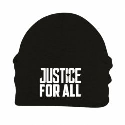 Шапка флисовая Justice for all - PrintSalon