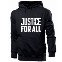 Мужское худи Justice for all - PrintSalon
