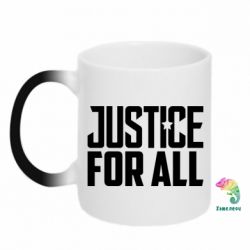 Чашка-хамелеон Justice for all - PrintSalon