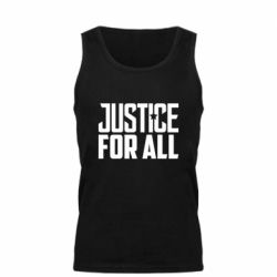 Мужская майка Justice for all - PrintSalon