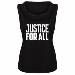Женская майка Justice for all - PrintSalon