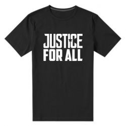 Мужская футболка премиум Justice for all - PrintSalon