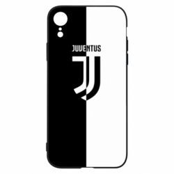 Чехол для iPhone XR Juventus black and white logo - PrintSalon