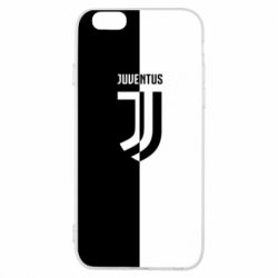 Чехол для iPhone 6/6S Juventus black and white logo - PrintSalon