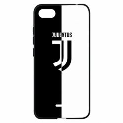 Чехол для Xiaomi Redmi 6A Juventus black and white logo - PrintSalon