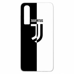 Чехол для Huawei P30 Juventus black and white logo - PrintSalon