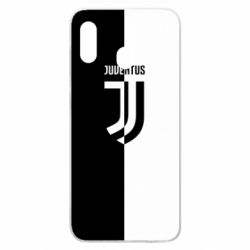 Чехол для Samsung A20 Juventus black and white logo - PrintSalon