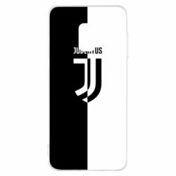 Чехол для Samsung A8 2018 Juventus black and white logo - PrintSalon