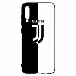 Чехол для Samsung A70 Juventus black and white logo - PrintSalon