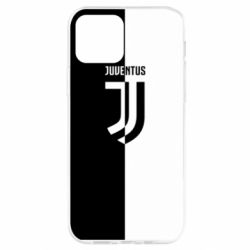 Чехол для iPhone 12 Juventus black and white logo - PrintSalon