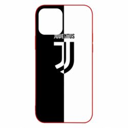 Чехол для iPhone 12 Pro Juventus black and white logo - PrintSalon