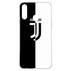 Чехол для Samsung A20s Juventus black and white logo - PrintSalon
