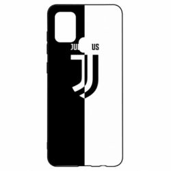 Чехол для Samsung A21s Juventus black and white logo - PrintSalon