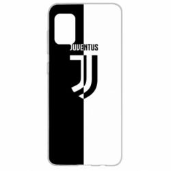 Чехол для Samsung A31 Juventus black and white logo - PrintSalon
