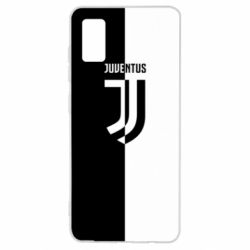 Чехол для Samsung A41 Juventus black and white logo - PrintSalon