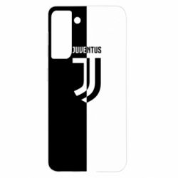 Чехол для Samsung S21 Juventus black and white logo - PrintSalon