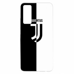 Чехол для Huawei P Smart 2021 Juventus black and white logo - PrintSalon