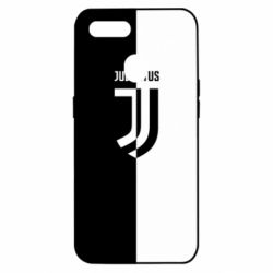 Чехол для Oppo A5s/A12 Juventus black and white logo - PrintSalon