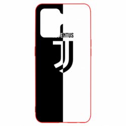 Чехол для Oppo Reno 5 Lite Juventus black and white logo - PrintSalon