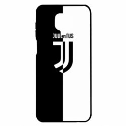 Чехол для Xiaomi Redmi Note 9S/9Pro/9Pro Max Juventus black and white logo - PrintSalon