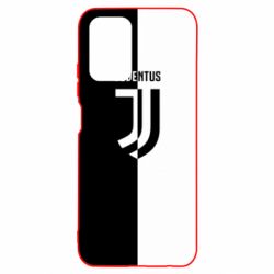 Чехол для Xiaomi Redmi Note 10 Juventus black and white logo - PrintSalon