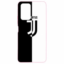 Чехол для Xiaomi Redmi Note 10 Pro Juventus black and white logo - PrintSalon