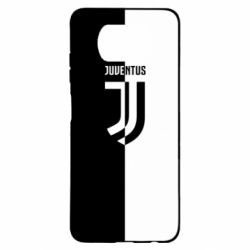 Чехол для Xiaomi Poco X3 Juventus black and white logo - PrintSalon
