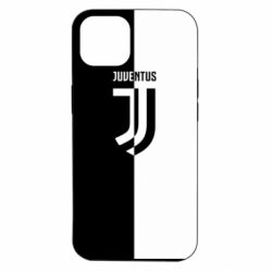 Чехол для iPhone 14 Juventus black and white logo - PrintSalon