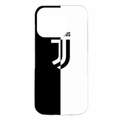 Чехол для iPhone 14 Pro Juventus black and white logo - PrintSalon
