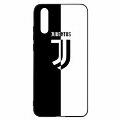 Чехол для Huawei P20 Juventus black and white logo - PrintSalon