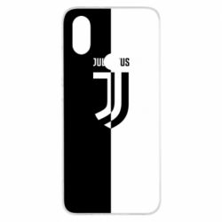 Чехол для Xiaomi Mi A2 Juventus black and white logo - PrintSalon