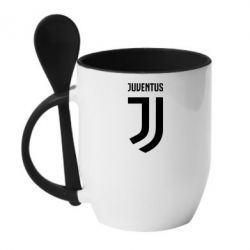Чашка з ложкою Juventus Logo - PrintSalon