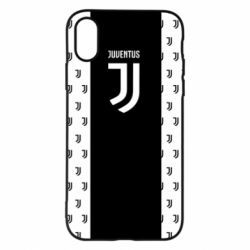 Чехол для iPhone X/Xs Juventus pattern - PrintSalon