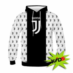 Детское 3D худи Juventus pattern - PrintSalon